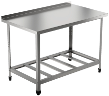 Стол производственный EKSI СПБП 1200/600-с (полка-решетка)