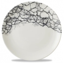 Тарелка мелкая Churchill Studio Prints KAQBEV101 (26см, без борта, цвет Kintsugi Quartz Black)