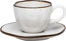 Кофейная пара Oxford RYO MARESIA 103227 RB05-9515 (чашка 75мл и блюдце 12см)