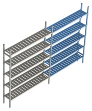 Стеллаж модульный линейный дополнительный POLAIR LOAD.ME POLY 18AL.5PP40.12Е