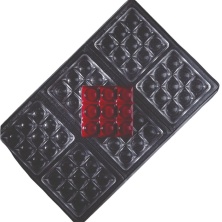 Форма для шоколада Pavoni PC5013FR "Chocolate Bar Bricks Mini" (70х70мм h10,5мм, 50гр, 6 ячеек, п/к)