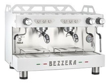 Кофемашина автомат Bezzera Moda De 2GR (белая, экономайзер, подсветка, 380 В)