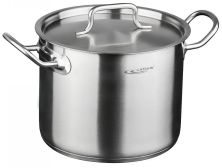 Кастрюля Катунь Общепит КТ-ОБ-13 (13л, d28х21см, с крышкой, нерж)