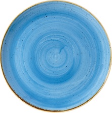 Тарелка мелкая Churchill Stonecast SCFSEV101 (26см, без борта, цвет Cornflower Blue)