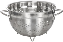 Дуршлаг полусферический d22см, 4,8л, на ножках, нерж.сталь Luxstahl K4223