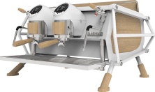 Кофемашина Sanremo Café Racer (2 группы, 220В, белая-дерево)