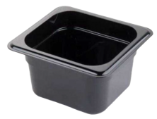 Гастроемкость Enigma Cookware 1/6*100mm black GN1/6х100 (176х162х100) поликарбонат черная