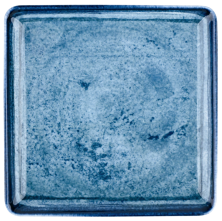 Тарелка плоская квадратная Kutahya Corendon Blue Stone BNTAN23DU890003 (23х23см, h2,4см)