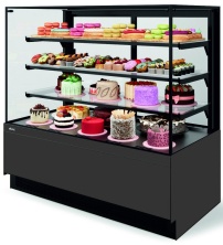 Витрина кондитерская Chilz VETE II KUB LUX 90 (серый матовый, крашеная)