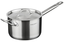 Сотейник с крышкой Катунь Общепит КТ-ОБ-КК-22 (d220, h135, 4,8л) с двумя ручками