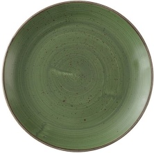 Тарелка мелкая Churchill Stonecast SSRSEV101 (26см, без борта, цвет Sorrel Green)