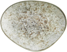 Тарелка плоская ассиметричная Kutahya Corendon Unearth BNGLX35DU890550 (D1, d35см, h3,9см)