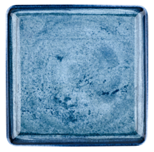 Тарелка плоская квадратная Kutahya Corendon Blue Stone BNTAN19DU890003 (19х19см, h2,25см)