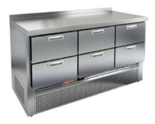 Стол холодильный HICOLD SNE 222/TN с бортом