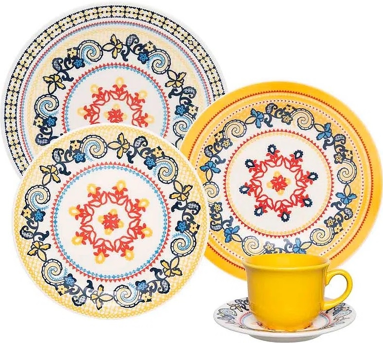 Тарелка суповая FLOREAL Shape LA POLLERA 75291 J067-6810 (23см)