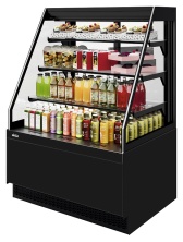 Витрина кондитерская Chilz VETE II KUB OFT 90 (черный муар, металлик)