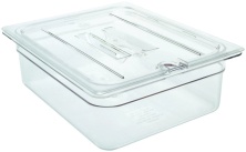 Крышка для гастроемкости Cambro 60CWCHN 135 GN 1/6 (176х162) с отверстием для ложки, поликарбонат