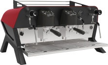 Кофемашина Sanremo F18 SB (2 высокие группы, черно-красная_