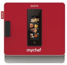 Печь комбинированная MYCHEF QUICK 1T QT11FR1D красная