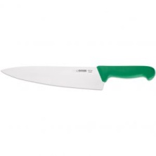 Нож поварской GIESSER 8455 26 gr с широким лезвием (260мм, нерж. сталь / пластик) зеленый