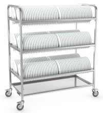 Тележка для посуды ATESY ТТ-Л-3-1200.600-02 (ТТ-3)