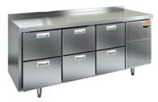 Стол холодильный HICOLD SN 222/TN с бортом