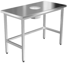 Стол для сбора отходов GPsteel ССО 1000/600/850п (2966ц)