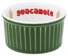 Рамекин 100мл d8см h4см Oxford, цвет зеленый с декором "GUACAMOLE" C12M-3C1P