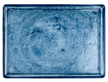 Тарелка плоская прямоугольная Kutahya Corendon Blue Stone BNTAN18x13DU890003 (18х13см, h2,3см)