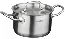 Кастрюля Катунь Общепит КТ-ОБ-03 (3л, d18х12см, с крышкой, нерж)