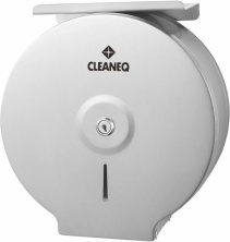 Диспенсер туалетной бумаги CLEANEQ KW-7300 (с полкой, нерж. сталь)