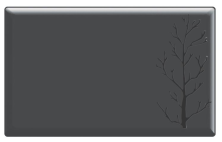 Блюдо для подачи Servewell Embossed S-2782 33х30см (меламин, черный)