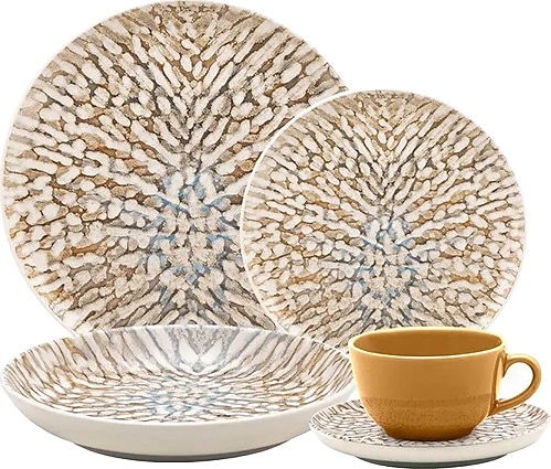 Чайная пара Oxford FLAT Shape LEOPARDITA 136338 AO04-1C04 (чашка 200мл и блюдце 14см)