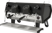 Кофемашина Sanremo D8 (2 высокие группы, подсветка групп, Cold Touch, черная)