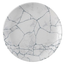 Тарелка мелкая 21,7см, без борта, цвет Kintsugi Pearl Grey, Studio Prints KTPGEVP81