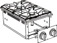 Плита газовая встраиваемая Apach SLDIG7RG4