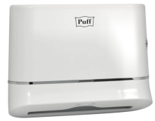 Диспенсер для бумажных полотенец Puff-5135 (белый, с замком, ABS-пластик)
