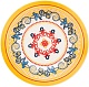 Тарелка суповая FLOREAL Shape LA POLLERA 75291 J067-6810 (23см)