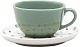 Чайная пара Oxford FLAT Shape SAMAMBAIA 136232 AO04-1C01 (чашка 200мл и блюдце 14см)
